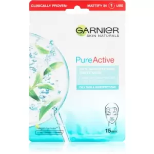 Image of Garnier Skin Naturals Pure Active Cleansing Sheet Mask 28 g