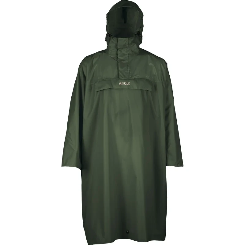 Image of Waterproof backpack poncho Pro-X Elements Matterhorn Vert Unisex XS/S