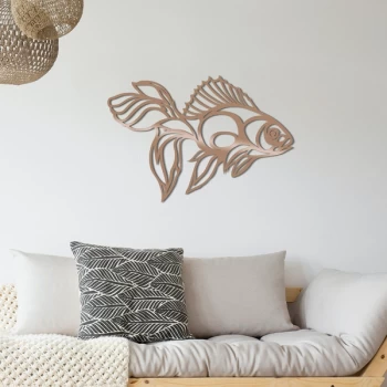Image of F?sh - Copper Copper Decorative Metal Wall Accessory