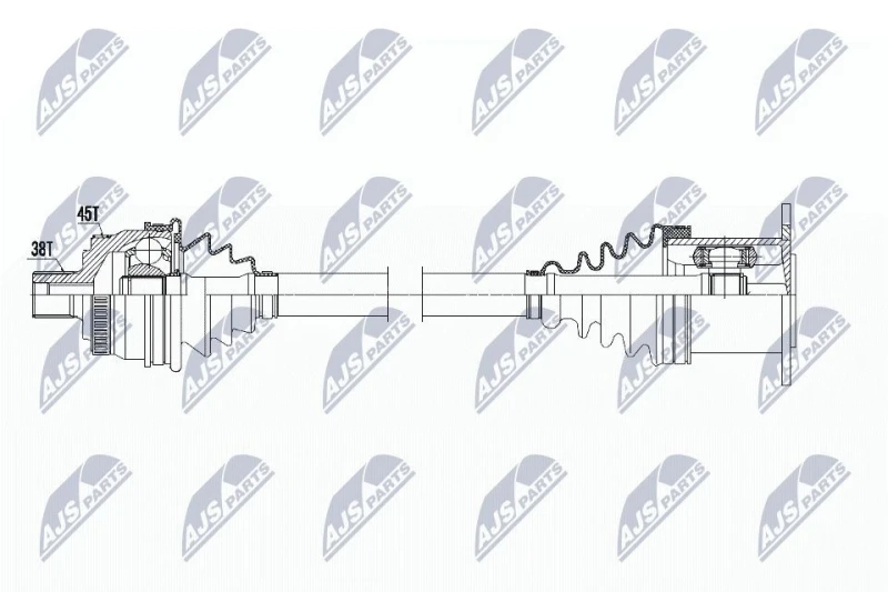 Image of NTY Drive shaft NTY NPW-AU-007