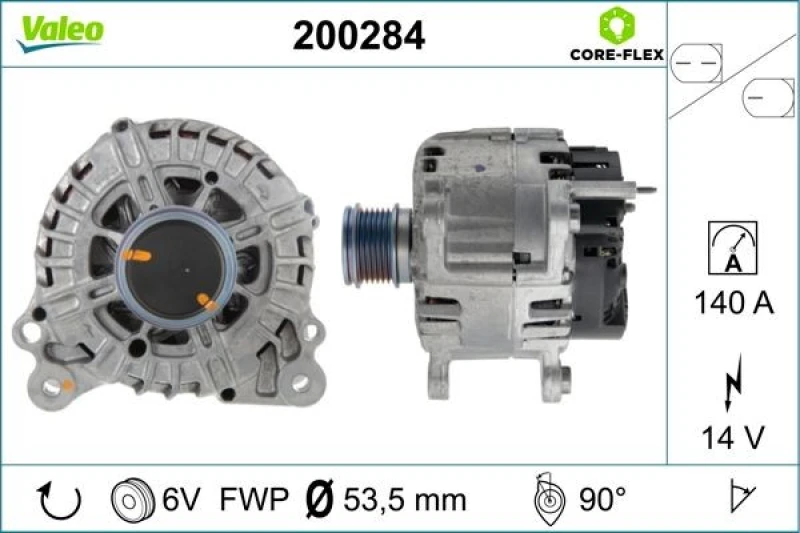 Image of Alternator VALEO 200284