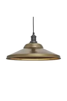 Image of Brooklyn Giant Step Pendant, 18 Inch, Brass, Pewter Holder