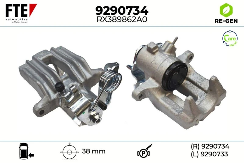 Image of Brake caliper FTE 9290734