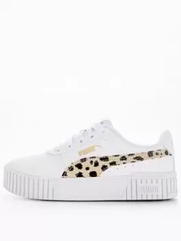 Image of Puma Kids Carina 2.0 Animal Trainer, White, Size 10 Younger
