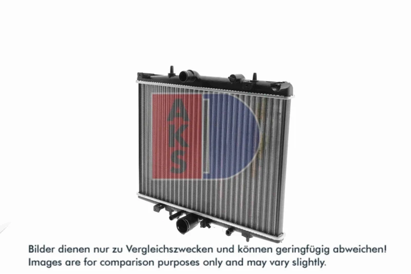 Image of AKS DASIS 160075N Engine radiator Aluminium, Mechanically jointed cooling fins Radiator,engine cooling (470)