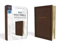 Image of niv holy bible soft touch edition leathersoft brown comfort print