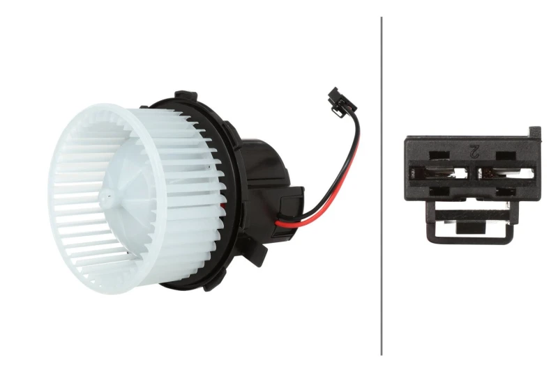 Image of HELLA Blower motor HELLA 8EW 366 400-481