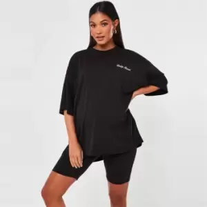 image of Missguided Maternity T Shirt - Black