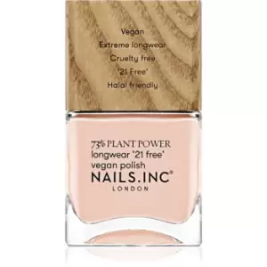 image of Nails Inc. Vegan Nail Polish longlasting nail polish shade In My O-Zone 14 ml