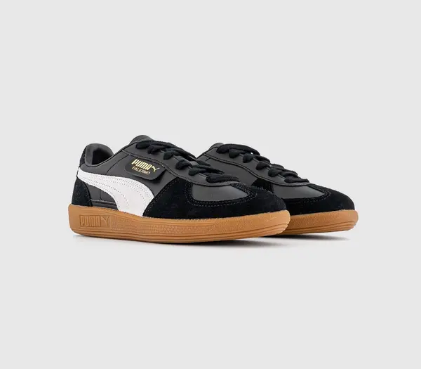 Image of Puma Palermo Trainers Light Gray Sugared Almond, 8