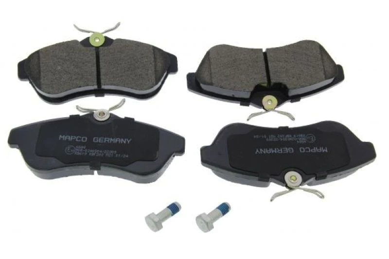 Image of MAPCO 6584 Brake pad set Front Axle, with brake caliper screws Brake Pad Set,disc brake (402)