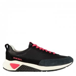 Diesel Low Lace Trainers - Black-T8013