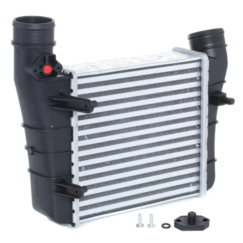 Image of RIDEX 468I0051 Intercooler Plastic Aluminium, Plastic Intercooler,charger (468)