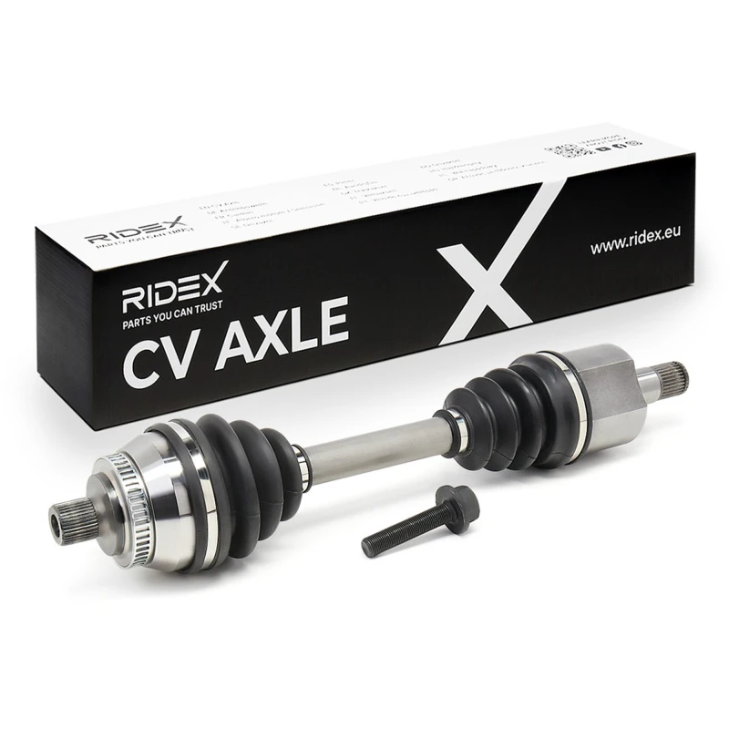 Image of RIDEX 13D0756 Drive shaft for 5-speed automatic transmission, Front Axle Right Drive Shaft (13)
