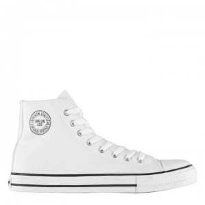 Image of SoulCal Canvas High Mens Trainers - White