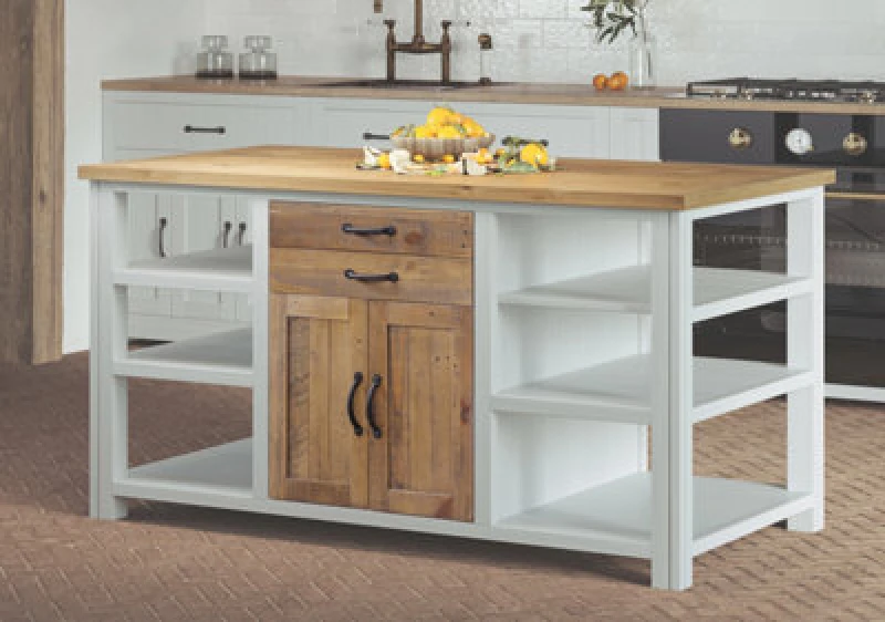 Image of Baumhaus Splash Of White - Kitchen Island