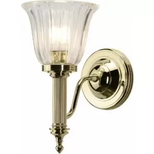 Image of Ip 44 Wall Light Highly Polished Brass LED G9 3.5W