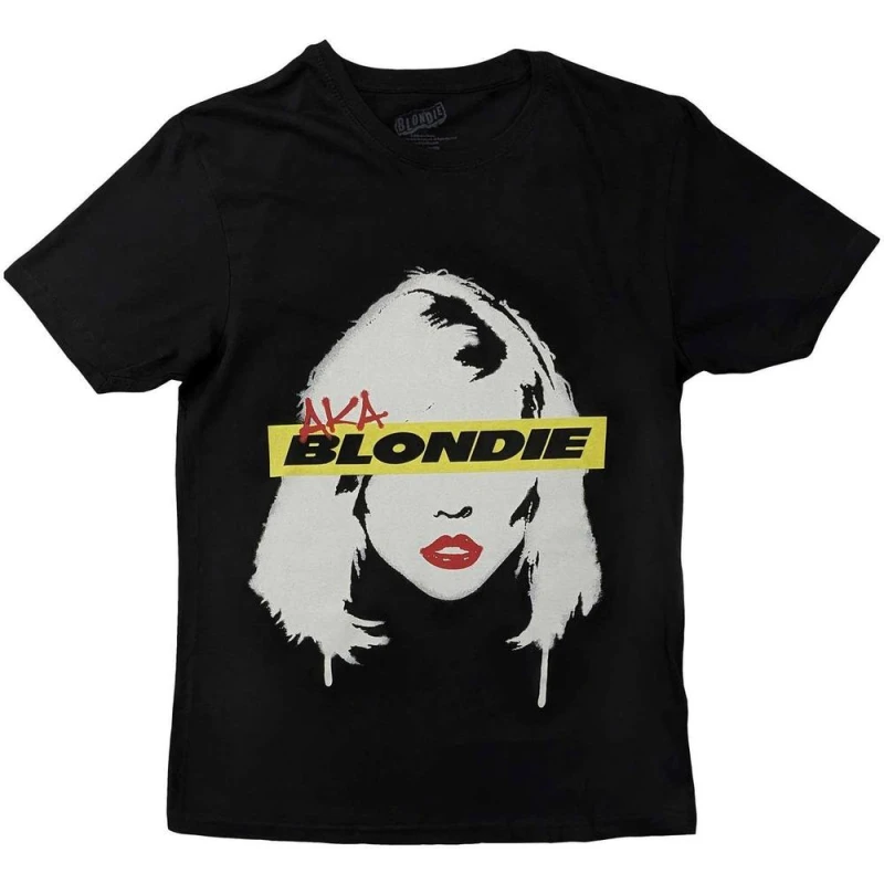 Image of Blondie Blondie Men AKA Eyestrip T-Shirt in Black Size: X-Large Black XL Male 5063425407446
