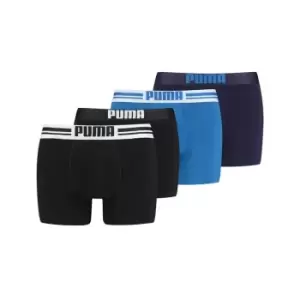 Puma 4 Pack Logo Boxers Mens - Multi