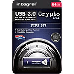 Image of Integral Crypto Dual 64GB USB Flash Drive