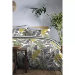 image of Fusion Tropical Ochre Reversible Duvet Set