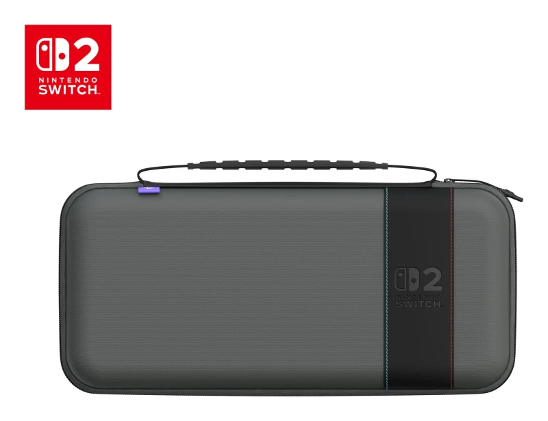 Image of Turtle Beach Turtle Beach PlayTrek Charcoal Black Travel Case. Officially licensed for Nintendo Switch 2 TBA-8202-85