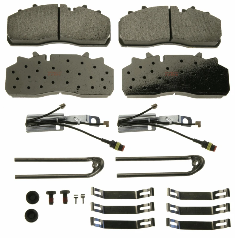 Image of TRW GDB5095 Brake pad set prepared for wear warning indicator Brake Pad Set,disc brake (402)