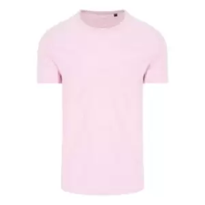 image of AWDis Just Ts Mens Surf T-Shirt (S) (Surf Pink)