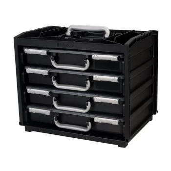 Image of Raaco 137225 HandyBox 55 x 4 - Black/Silver
