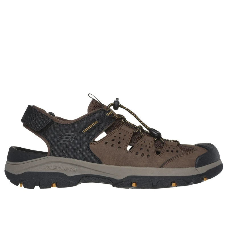 Image of Skechers Closed Toe Fisherman Sports Sandals Mens - Brown Brown 9.5