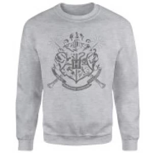 Image of Harry Potter Draco Dormiens Nunquam Titillandus Mens Grey Sweatshirt - M - Grey