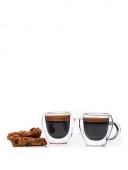 Image of Kitchencraft Double Walled Espresso Cups ; Set Of 2