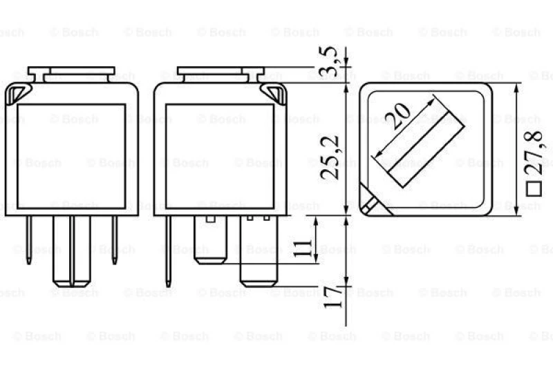 Image of Glow plug control module Bosch 0 986 332 050