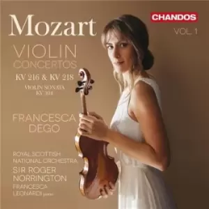 Image of Mozart Violin Concertos KV216 & KV218 by Wolfgang Amadeus Mozart CD Album