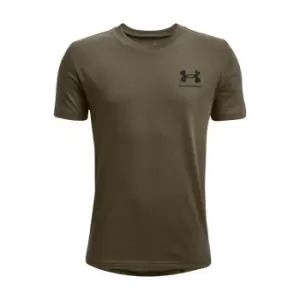 Image of Under Armour UA Cotton Short Sleeve - Green