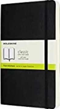 image of Moleskine Expanded Large Plain Softcover Notebook: Black by Moleskine