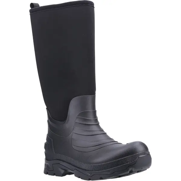 image of Cotswold Mens Kenwood Tall Neoprene Wellington Boots Wellies - UK 11