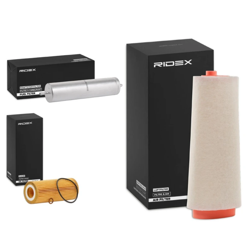 Image of RIDEX 4055F8224 Filter Set with air filter, with pre-filter Filter Set (4055)