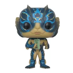 image of Shape of Water Amphibian Man with Card Pop! Vinyl Figure