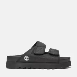 image of Timberland Santa Monica Sunrise Double-strap Sandal For Her In Black Black, Size 5