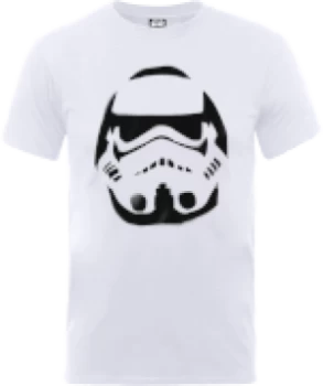 Image of Star Wars Paint Spray Stormtrooper T-Shirt - White - L