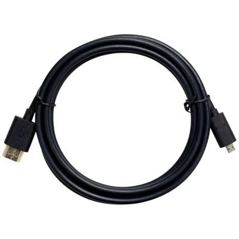 Image of Obsbot Obsbot HDMI Cable HDMI-Micro-D plug, HDMI-A plug 1.50 m Black 230373 4K Ultra HD HDMI cable 230373