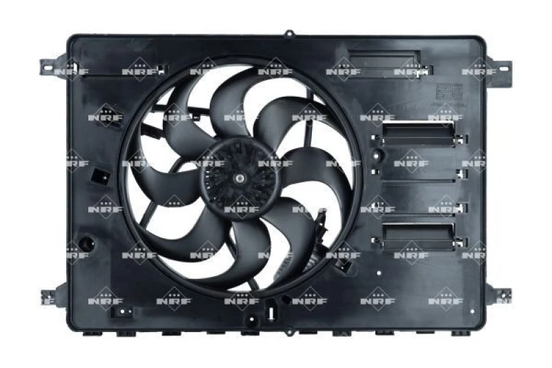 Image of NRF 47627 Cooling Fan with radiator fan shroud, with control unit Fan,radiator (508)