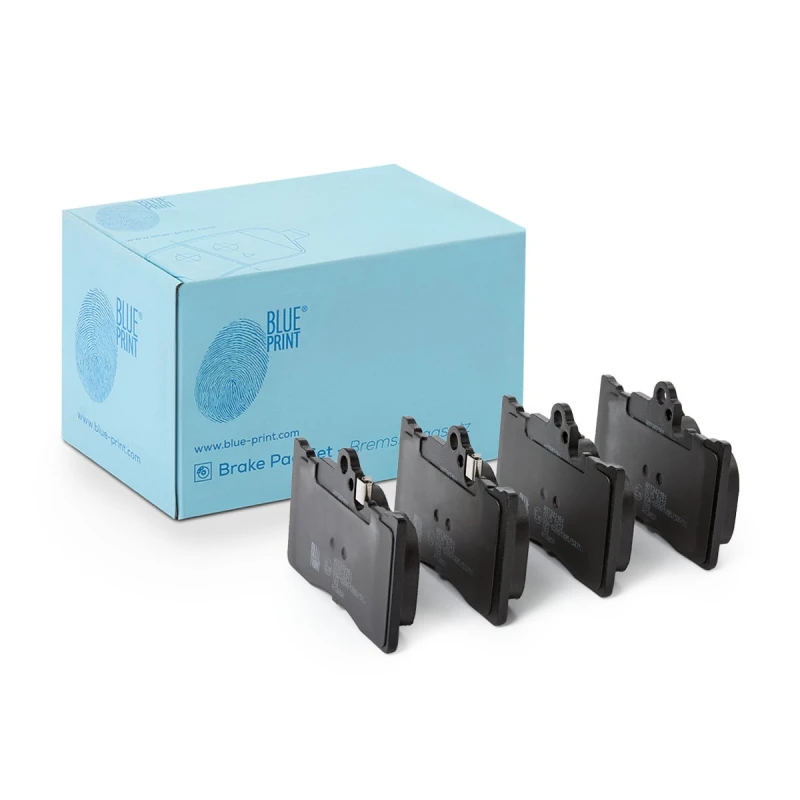 Image of Blue PRINT ADT342161 Brake pad set Front Axle, with acoustic wear warning Brake Pad Set,disc brake (402)