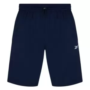 image of Reebok Melange Shorts - Blue