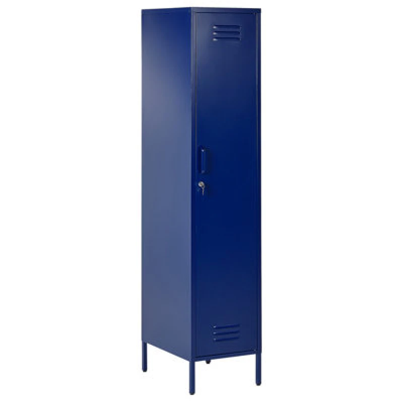Image of Beliani Storage Unit Frome Metal Navy Blue