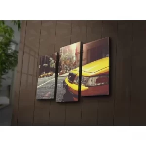 Image of 3PAT?ACT-22 Multicolor Decorative LED Lighted Canvas Painting (3 Pieces)