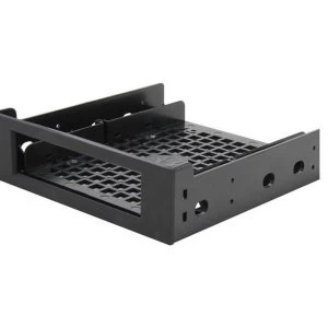 image of BitFenix 5.25" to 3.5" External Drive Bay Adapter with SoftTouch - Black