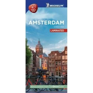 image of Amsterdam - Michelin City Map 9210 Laminated City Plan Sheet map 2016