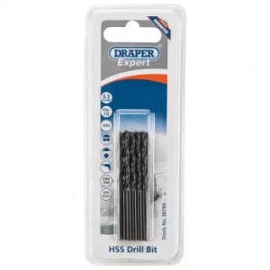 Image of Draper HSS Drill Bit, 3.3mm (Pack of 10)